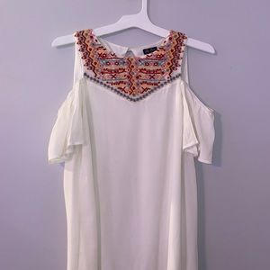 Women’s open-shoulder dress